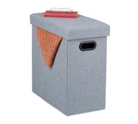 Stool Storage Ottoman Folding Footstool Cushioned Bench Lightweight 150 kg