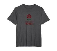 Stop and Smell The Roses Inspirational Floral T-Shirt, Men's Big and Tall, Dark Heather Grey, 3X Tall