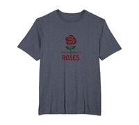 Stop and Smell The Roses Inspirational Floral T-Shirt, Men's Big and Tall, Heather Blue, 5X Tall