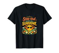 Stop and Smell The Sunshine Chill Vibes Graphic T-Shirt