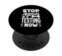Stop Animal Testing Now Foster Adopt Shelter Rights Activist PopSockets Adhesive PopGrip
