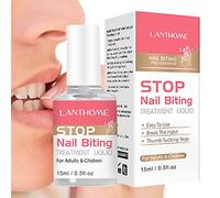 Stop Biting Nails For Kids Adults - Thumb Sucking Stop Nails Polish Bitter Nail Water | Anti Bite Nail Polish Stop Biting Your Nails | Natural Anti Nail Biting Polish Prevent Thumb Sucking,15ml