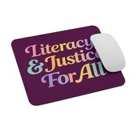 Stop Book Banning Protect Librarians Literacy Judge For All Mouse Mat With Stitched Edges Mouse Pad Comfortable Mousepad For Gaming Work Laptop 25X30Cm