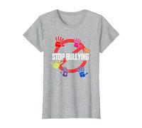 Stop Bullying | Choose Kind | Anti Bullying T-Shirt, Women, Heather Grey, Large