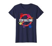 Stop Bullying | Choose Kind | Anti Bullying T-Shirt, Women, Navy Blue, Medium