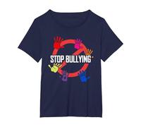 Stop Bullying | Choose Kind | Anti Bullying T-Shirt, Women's Plus, Navy Blue, 6X