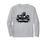 Stop Bullying Handprint Anti-Bullying Long Sleeve T-Shirt