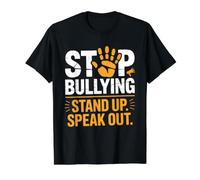 Stop Bullying Kindness Anti-Bullying Awareness Message Value Graphic T-Shirt, Men, Black, S