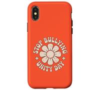 Stop Bullying Retro Flower Unity Day Case for iPhone X/XS