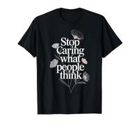 Stop Caring What People Think Self-Love Mindset Advice - Value Graphic T-Shirt, Men, Black, XL