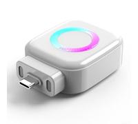 Stop Charge Smart Charger, Auto Eject Charging Adapter 140W With AI Chip For Battery Safety For Mobile Phones, Tablets, USB Charging Cables(White)