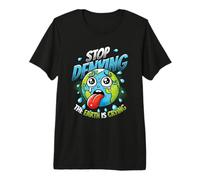 Stop Denying The Earth is Crying Stop Global Warming Premium T-Shirt