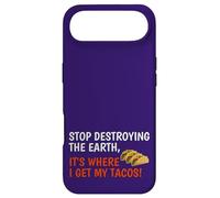 Stop Destroying The Earth It's Where I Get My Tacos! Funny Case for iPhone Air