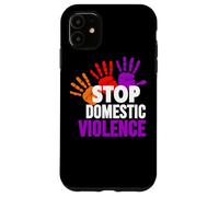 Stop Domestic Violence T-Shirt - Domestic Violence Awareness Case for iPhone 11