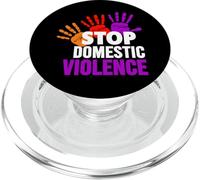 Stop Domestic Violence T-Shirt - Domestic Violence Awareness PopSockets PopGrip for MagSafe