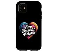 Stop Domestic Violence - Vintage Domestic Violence Awareness Case for iPhone 11