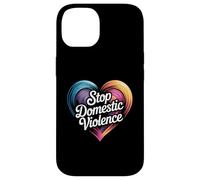 Stop Domestic Violence - Vintage Domestic Violence Awareness Case for iPhone 14