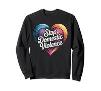 Stop Domestic Violence - Vintage Domestic Violence Awareness Sweatshirt