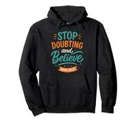 Stop Doubting And Believe John 20 27 - Vintage Christian Pullover Hoodie