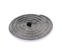 Stop Draught, 10m(L) x 9mm(B) x 15mm(T) Self Adhesive Door Brush Seal Weather Strip Draught Excluder Dustproof Insulating Door Seal for Window and Wardrobe, Grey