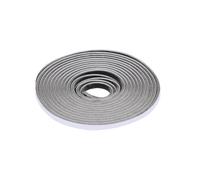 Stop Draught, 10m(L) x 9mm(B) x 5mm(T) Self Adhesive Door Brush Seal Weather Strip Draught Excluder Dustproof Insulating Door Seal for Window and Wardrobe, Grey