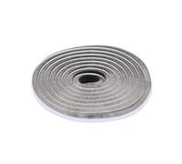 Stop Draught, 10m(L) x 9mm(B) x 9mm(T) Self Adhesive Door Brush Seal Weather Strip Draught Excluder Dustproof Insulating Door Seal for Window and Wardrobe, Grey