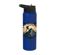 Stop Dreaming Start Doing Mountain Adventure Stainless Steel Insulated Water Bottle