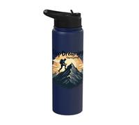 Stop Dreaming Start Doing Mountain Adventure Stainless Steel Insulated Water Bottle