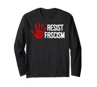Stop Fascism Resist No Kings America US Protest Anti-Fascism Long Sleeve T-Shirt