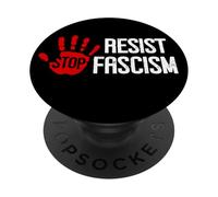 Stop Fascism Resist No Kings America US Protest Anti-Fascism PopSockets Adhesive PopGrip