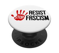 Stop Fascism Resist No Kings America US Protest Anti-Fascism PopSockets Adhesive PopGrip