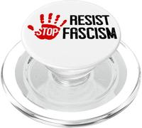 Stop Fascism Resist No Kings America US Protest Anti-Fascism PopSockets PopGrip for MagSafe