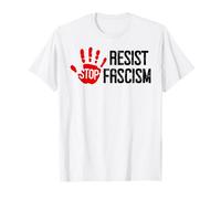 Stop Fascism Resist No Kings America US Protest Anti-Fascism T-Shirt