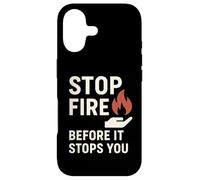 Stop Fire Before It Stops You, International Fire Safety Day Case for iPhone 17