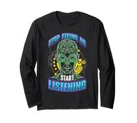 Stop Fixing Us Start Listening Autism Neurodiversity Minds Long Sleeve T-Shirt