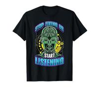 Stop Fixing Us Start Listening Autism Neurodiversity Minds T-Shirt