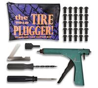 Stop & Go 1075 30 Piece Tubeless Tire Plugger Repair Kit for Punctures and Flats on Car, Motorcycle, ATV, Jeep, Truck, & Tractor (25 Mushroom Plugs)