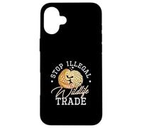 Stop Illegal Wildlife Trade Scaly Anteaters Pangolin Lovers Case for iPhone 16 Plus