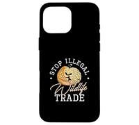Stop Illegal Wildlife Trade Scaly Anteaters Pangolin Lovers Case for iPhone 16 Pro Max