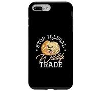 Stop Illegal Wildlife Trade Scaly Anteaters Pangolin Lovers Case for iPhone 7 Plus/8 Plus