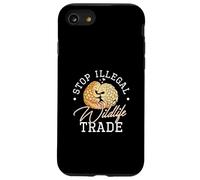 Stop Illegal Wildlife Trade Scaly Anteaters Pangolin Lovers Case for iPhone SE (2020) / 7/8