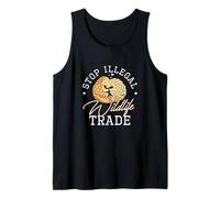 Stop Illegal Wildlife Trade Scaly Anteaters Pangolin Lovers Tank Top