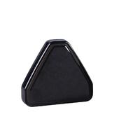 Stop Lamp Triangle LED Car Brake Tail Light F1 Style Red Reversing Stop Flash Warning Fog Lights Anti-collision Auto Singal Lamp 12v(Black shell)