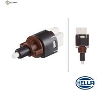 HELLA 6DD 010 966-311 Brake Light Switch - 4-pin connector - Mechanical