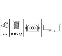 HELLA 6DD 008 622-161 Brake Light Switch