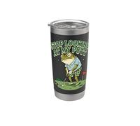 Stop Looking At My Putt Stainless Steel Insulated Tumbler
