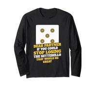 Stop Losing The Settebello Scopa Partner Game Humor Long Sleeve T-Shirt