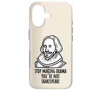 Stop Making Drama Youre Not Shakespeare Humor Case for iPhone 17