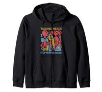 Stop Making Sensee Talking Heads Retro Funny design Zip Hoodie