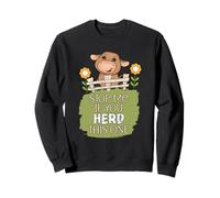 Stop Me If You Herd This One Funny Joke Highland Cow Sweatshirt